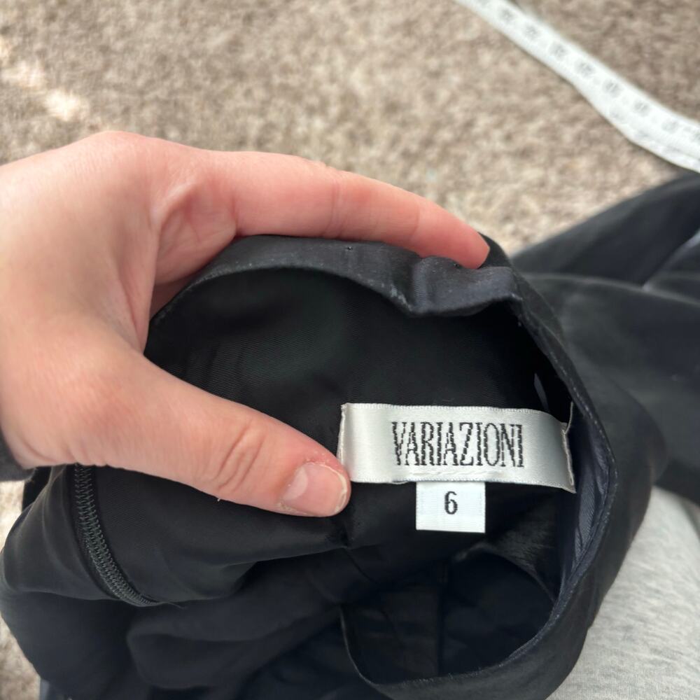 Vintage 90s Black Cowl Neck Maxi Dress Size 6 Fits XS Satin Liquid Silk Look - Picture 15 of 16